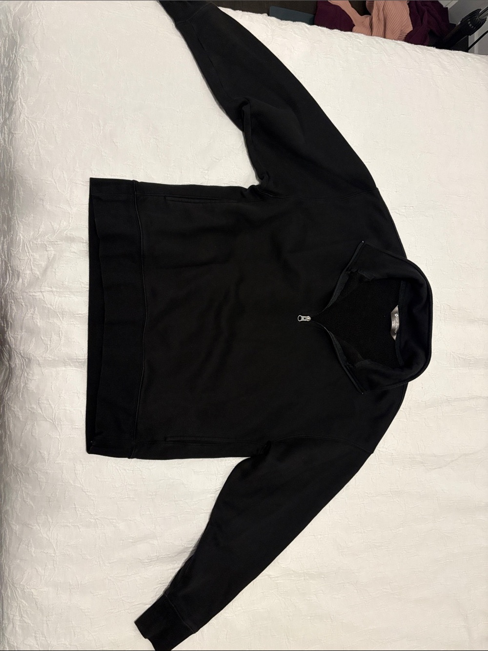 Tuff Athletics Black Quarter-Zip Pullover Sweatshirt